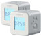 infactory Timer-Uhr: 2er-Set digitale Timer-Würfel mit 4 Zeiten, 6 x 6 x 5,5 cm (Alarmzähler, Cube)