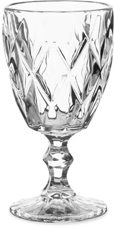 HOMLA Lunna Weingläser Transparent 310ml Weinglas Vintage Weißweingläser Saftgläser Trinkgläser Weingläser Set Bunt 4 Stück