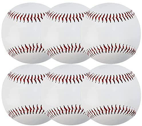 ZYYRSS übt Baseball, kein leeres Baseball, Standard 9 mit sanftem Leder behängte Junge männer Spielen Baseball und baseballtraining, 6 Taschen.