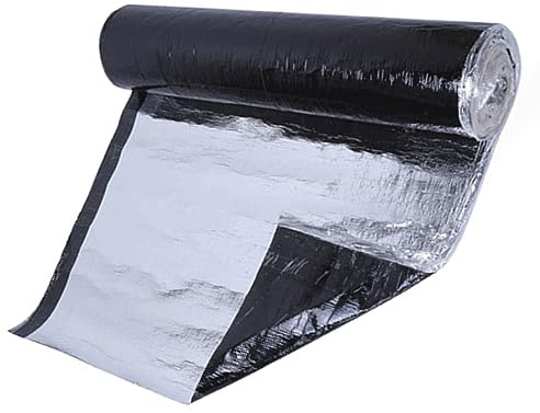Tela Asfaltica Autoadhesiva, Cintas De Butilo Impermeable, Cinta De Para Reparación Autoadhesiva Bituminosa, Para Caravanas, Techo, Ventana, Ruptura De Tuberías, Goteras, Grietas ( Size : 0.5x15m )