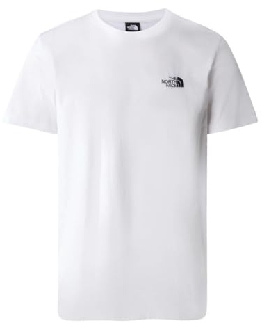 The North Face NF0A87NGFN4 M S/S Simple Dome Tee T-Shirt Homme TNF White Taille XL
