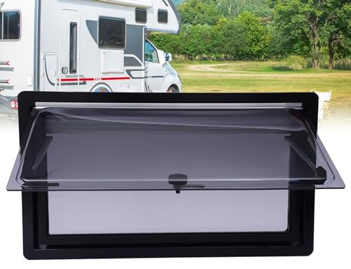 ELIKBH Lucernario Tenda montata per Camper Finestra Esterna per Camper Finestra da Tetto per roulotte Tenda Parasole per casa roulotte Casa Mobile e Furgone(Size:1100 * 500mm)