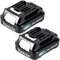 Makita Akku Power Set Li 12V mit 2x BL1021B Akku 2,0Ah (2x 197396-9) - Nachfolger von BL1020B