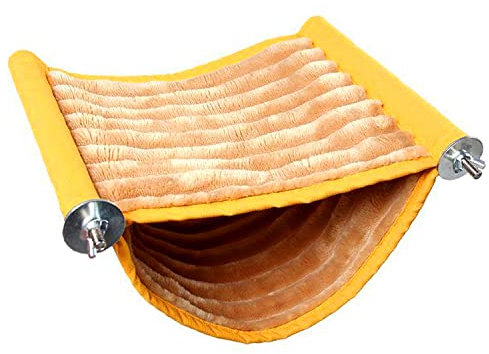 PFLYPF 1 stück kleine Tierhängematte, kleine Haustierhängematte, Hamster Haustier Nest, Winter Haustier warme hängende Hängematte, Baumwollhamster Spielzeugnest, doppelschichtiges Zelt Haustier Nest