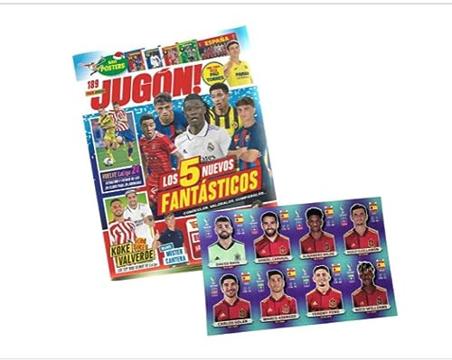 REVISTA Jugón 189 Contiene: 8 Cromos inéditos de la selección