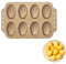 Moule a Madeleine Metal 8 empreintes 7 * 5cm Madeleines en acier antiadhésif - 30 * 20cm (8)