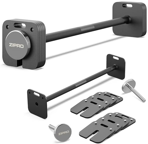 La barre à haltères ZIPRO SQUARE 26,5 kg Manche rainuré confortable Musculation à domicile