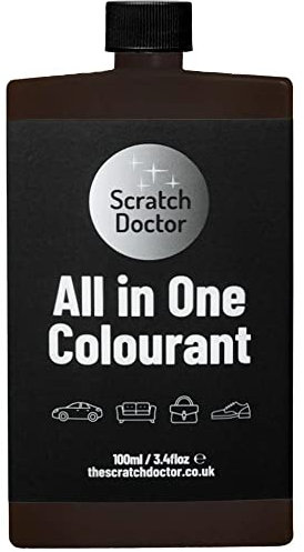 Scratch Doctor All in One Leather Colourant Self Seal Leather Dye Repair Paint for Furniture, Sofas, Car Seats (Chocolate Brown, 100ml)