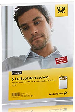 Deutsche Post 139913101 – luftkuddväska, G, vit, som ett set av 5 i G-format av varumärket Deutsche Post