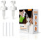 Aieve Lot de 2 pompes doseuses pour sirop compatibles avec SodaStream Crystal 2.0 Duo et SodaStream sirop Distributeur de sirop Pompe de rechange (avec 2 pompes doseuses et 4 tuyaux)