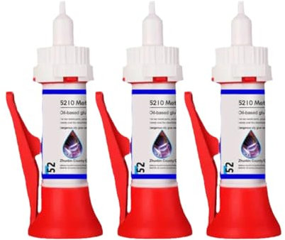Leistungsstarker Multimaterial-Reparaturklebstoff, hochfester öliger Klebstoff zum Schweißen, Rissverhinderer-Klebstoff (3PCS)