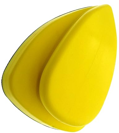 PRETYZOOM Disco Lucidante Triangolare in Vetrata Tampone Abrasivo Manuale Supporto in Pu Per Levigatura Auto e Legno