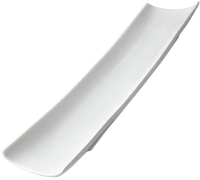 TOYANDONA Plato De Pescado De Cerámica 28 Cm, Vajilla Lisa y Pulida, Resistente a Manchas, Para Restaurante y Servir Sushi, Adecuado Para Presentación De Platos, Diseño Funcional y Práctico