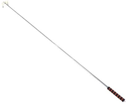 SUNGOOYUE Bâton de Pont de Piscine Réglable de 16 à 24 Pouces, Support de Queue en Acier Inoxydable avec Têtes Amovibles pour Tables de Billard Professionnelles et Domestiques