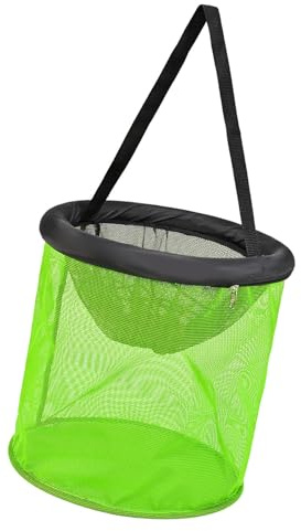 Vdaxvme Panier De Pêche Flottant 25/35cm Filet Pliable Cage De Stockage D'appâts pour Garder Les Ménés Piège À Poisson Vivant Piège en Nylon