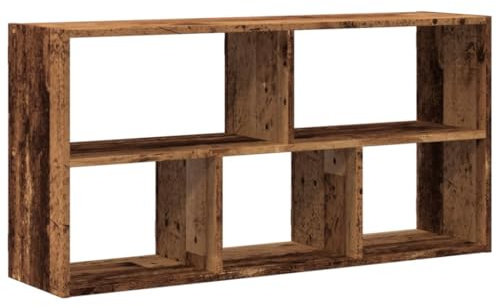 vidaXL Scaffale a Parete Nero 100x25x50 cm in Truciolato, espositore a Muro