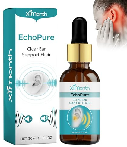 Tinnitus Relief, Tinnitus-Ohrentropfen, Effektive bei akutem & chronischem,Tinnitus Relief for Ringing Ears, Ihre Ohren zu Reinigen, 30ML