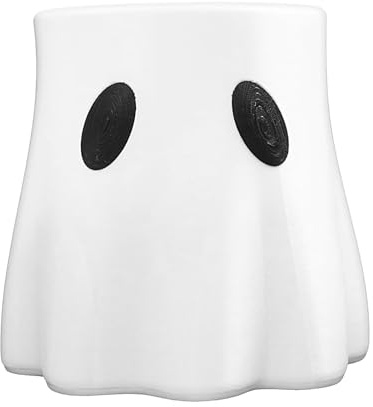 Penlimly Maceta Fantasma, Maceta Calabaza para Halloween y Golosinas, Adorno Decorativo de Mesa para Estantería Escritorio Salón Dormitorio