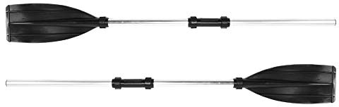 Remo de kayak remos para botes, 210cm / 82.7in Remo a flote desmontable Aleación de aluminio Palas Dual End Portátiles para barco canoa balsa kayak