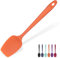 315℃ Hochhitzebeständiger Silikon Löffel Spatel: U-Taste Flexibler Nahtloser Gummispatel, Backen Kochen Silikon Teigschaber für Antihaftbeschichtetes Kochgeschirr Mischen Schaben (29cm, Orange)
