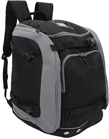Bolsa para Botas de Esquí Bolsa para Botas de Esquí Mochila 65L Tela Oxford de Gran Capacidad Mochila de Snowboard con Múltiples Compartimentos para Botas de Esquí, Casco de Esquí, Gafas, Guantes,