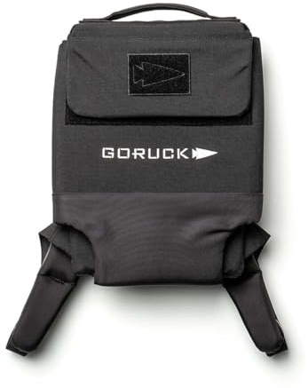 GORUCK Ruck Plate Carrier 3.0 - Streamlined Weighted Rucking Backpack w/Ergonomic Back Support & Extra Padded Straps - Compatible Ruck Plates, Black
