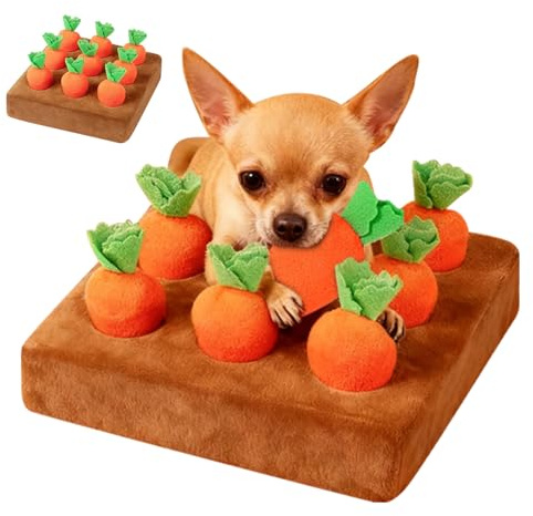 2026 Nuovo Giochi Di Buffo Cane Giocattolo Di Intelligenza Per Cane Giocattoli Interattivi Animali Domestici Carote Puzzle Giocattoli di Attività Cane Con 9 Pezzi Carota Per Cani Di Piccola Media