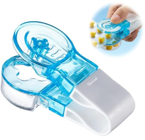 Portable Pill Taker Household Gadgets, Pill Popper for Blister Packs, Travel Pill Extractor Opener Popper Assistance Tool (1 pcs)