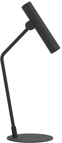 EGLO LED Tischlampe Almudaina, minimalistische Nachttischlampe, Tischleuchte aus Metall in Schwarz, Schlafzimmer und Wohnzimmer Tisch-Lampe, warmweiß