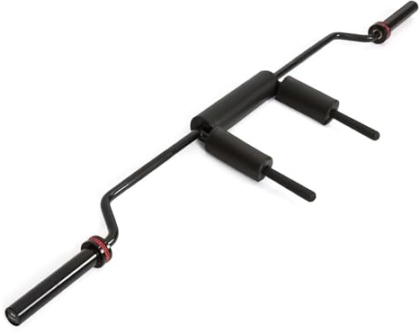 DIAMOND Bilanciere Safety Squat Comfort Superiore [220 cm, Max 250 kg] Ideale per Allenamento Low Body Ø Foro 50 mm