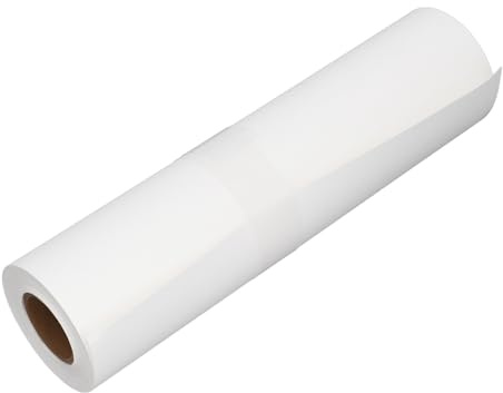 Rotolo di Carta per Acquerello, Rotolo Lungo 10 M, Carta per Acquerello in Cotone Bianco, Carta per Artisti, per attività Artigianali, Pittura, Facile da Pulire (39 cm*10 m)