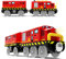 Train Toys Battery Operated Locomotive Train for Wooden Track, Motorized Train for Toddlers with Magnetic Connection, Compatible with Thomas, Brio, Chuggington, Melissa and Doug