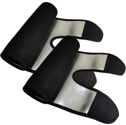 Ciieeo Bandes Amincissantes de Cuisse en Néoprène Noir pour Sauna et Sport, Manchons de Cuisse pour Femmes, Perte de Poids Gonflement,