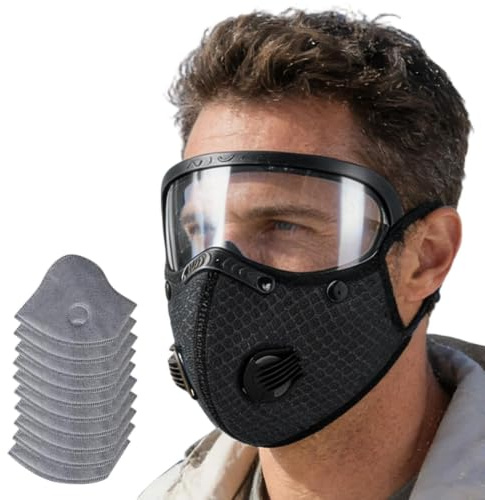Masques faciaux anti-poussière Anti-Buée, Confortable, Élastique