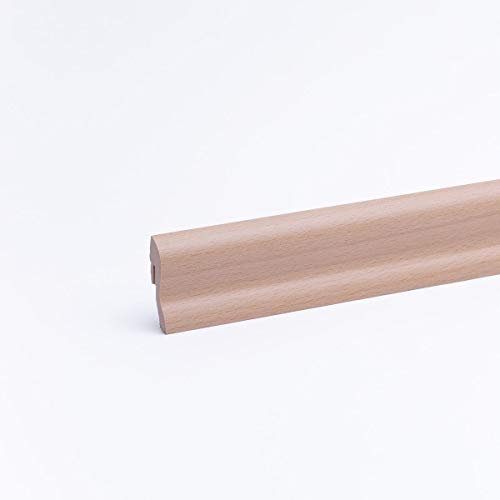 Sockelleiste - Fußleiste 40 x 22 x 2.600mm Dekor Buche Hell