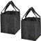 TIMESETL 2 Bolsas de Fieltro para Botellas de 4 Botellas, Bolsa de Fieltro para Botellas, Cesta para Botellas con partición separada para 4 Botellas, para Vino, Cerveza, Fiestas de Picnic