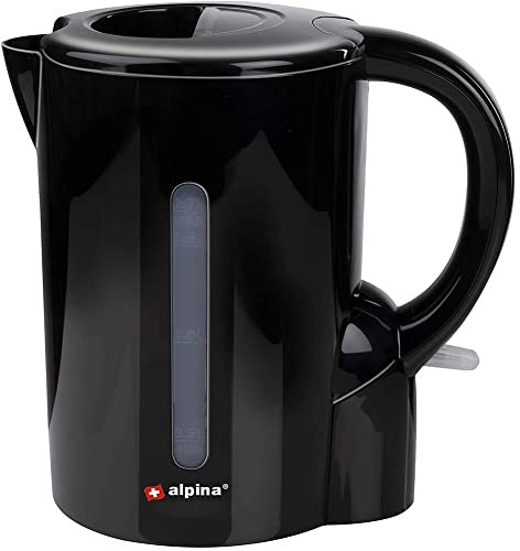 Stakmann Bollitore Elettrico 1,7L Potenza 1800-2200W Acqua Calda Caraffa Cordless LED Senza Filo Nero Bollitore Riscalda Acqua Per Tè e Tisane Con Pulsante Accensione design Moderno Nero