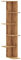 vidaXL Wand Eckregal, Wandregal Regal Dekorativ, Bücherregal Schweberegal für Wohnzimmer Schlafzimmer, Hängeregal Wandboard, Artisan-Eiche Holzwerkstoff