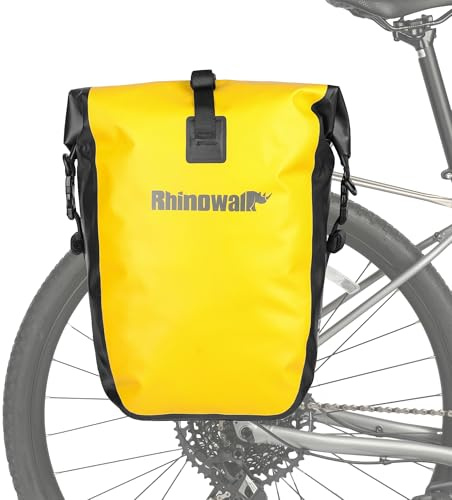 Rhinowalk Borsa impermeabile da 25 l per portapacchi e accessori professionali per ciclismo