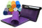 gipfelsport Mikrofaser Handtuch - Microfaser Handtücher Set, Strandtuch, Badetuch I groß, schnelltrocknend I für Sport, Beach, Reise, Outdoor, Camping I leicht, dünn, klein I 110x50cm I Lila