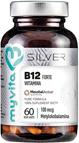 B12 Forte 100mcg metilcobalamina 60 cápsulas de MyVita Silver Pure