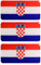 BIKE-label 3D Auto Aufkleber Kroatien 70 x 35 mm Sticker Motorrad X301001VA