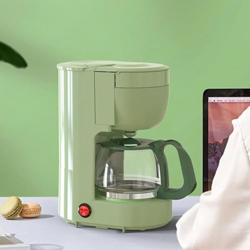 Filterkaffeemaschine, Tropfkaffeemaschine mit 2-Stunden-Warmhaltefunktion und automatischer Abschaltung (modisches Grün)