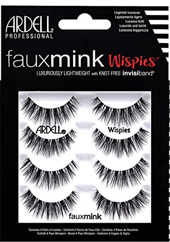 ARDELL Faux Mink Wispies 4 Pack, 25 g