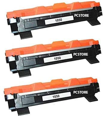 KIT 3 Toner TN1050 TN1000 Compatibile Brother MFC-1910, DCP-1510, DCP-1512, MFC-1810, HL-1110, HL-1112, DCP-1610W, DCP-1612W, HL-1210W, HL-1212W, 1000 PAGINE Colore Nero TN 1050 3 PEZZI -PCSTOREAMAZON