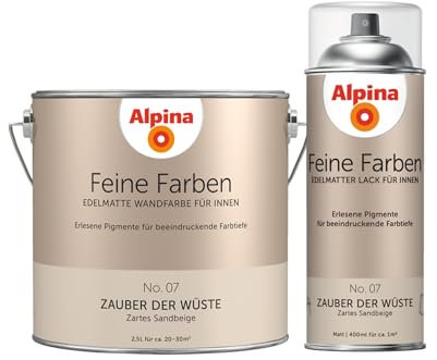 Alpina Feine Farben Wandfarbe & Sprühlack No. 07 Zauber der Wüste edelmatt