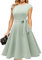 DRESSTELLS Cocktail Dresses for Women UK, Summer Formal Wedding Guest Dress, Modest Graduation Prom Vintage Tea Party Casual Dress 2025 LightGreen M