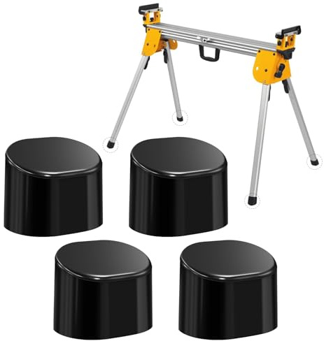 YIBEICO Upgraded Version Table Saw Stand Foot Pad, Replacement Leg Feet for Dewalt DWX723 DWX724 DWX725 Series Miter Saw Stand