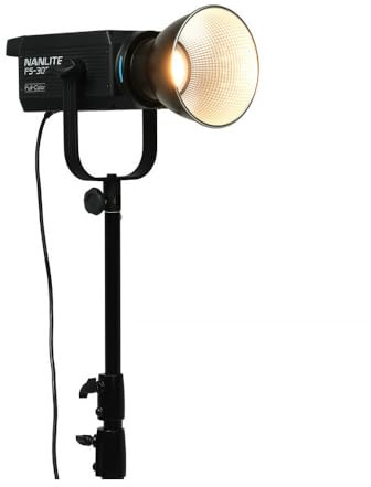 NANLITE FS-300C RGB LED Monolight with OLED Screen 15 Lighting Effects Fan Cooled Wireless and App Control