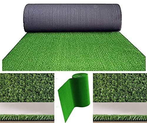Totò Piccinni Prato Sintetico 7mm Manto erboso Finta Erba Giardino Tappeto Varie Misure Disponibili (3x10 Metri)